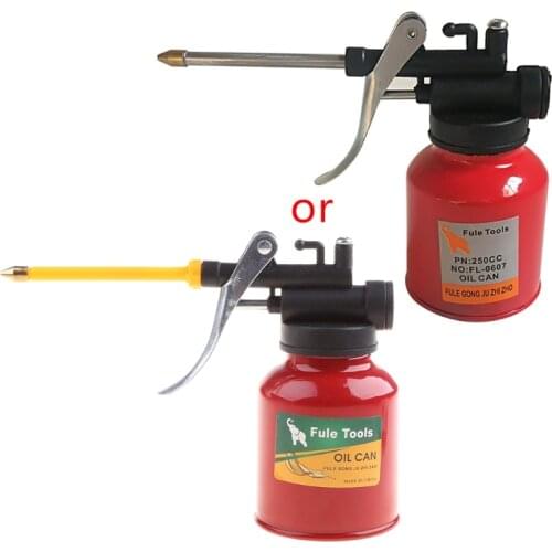 Spout Thumb Pump Workshop Oiler Oil Can Red Pressure Oiler Grease Pump Auto Accessories LX0E