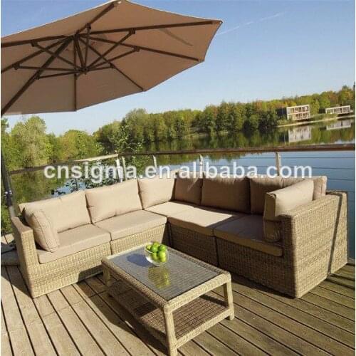 Modern design outdoor furniture rattan dubai sofa furniture