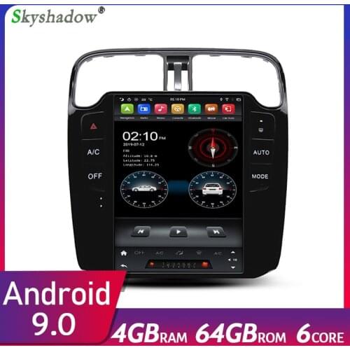 Vertical Tesla Car DVD Player DSP IPS PX6 Android 10.0 64G GPS Radio Wifi Bluetooth 5.0 For Volkswagen POLO 2011-2016