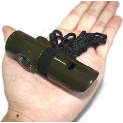 7 In 1 Whistle Multi-functional Portable Emergency Magnifying Children Learning & Exercising Type Unisex Educational Whistling