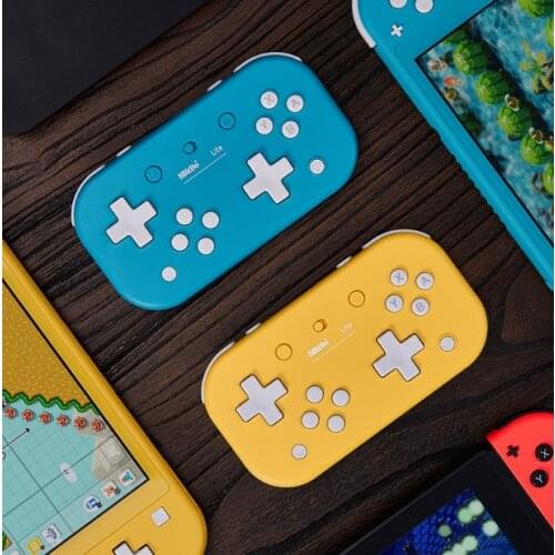 8BitDo Lite Wireless Bluetooth Controller Gamepad for Nintend Switch & Switch Lite Console Windows Yellow Turquoise Edition