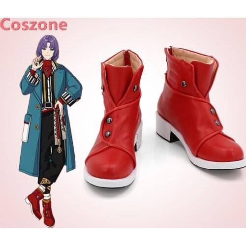 Promise of Wizard Murr Red Cosplay Shoes Boots Halloween Carnival Cosplay Costume Accessories