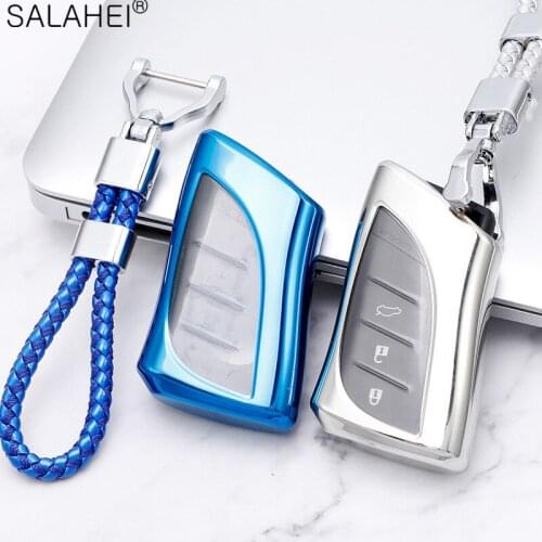 TPU Car Key Case Full Cover For Lexus UX200 UX250h ES200 ES300h ES350 US200 US260h 2018 2019 Car Protection Accessories Shell