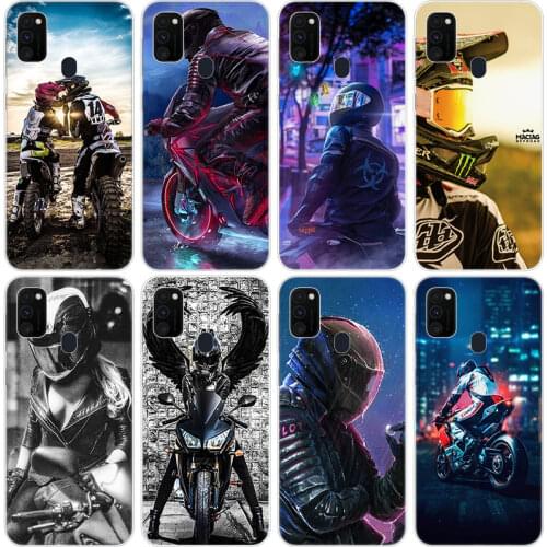 Moto Cross Motorcycle Sports Case for Samsung Galaxy M11 M10S M01 M21 M31S M51 A01 J2 Core A21 A42 J6 A6 A8 Plus A7 2018 Cover