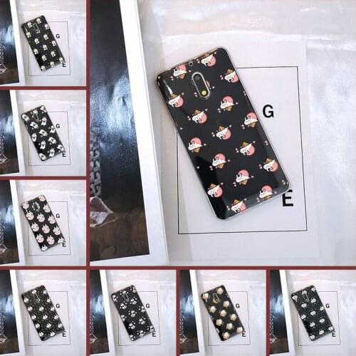 Back Cover For Nokia 9 8 6 5 3 2 1 Plus Kawaii Rabbit Cute Animal Silicone Phone Case For Nokia6 Nokia5 Nokia 7 Plus X6 X71