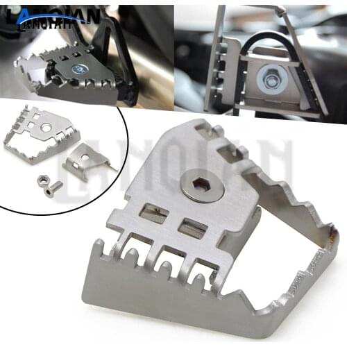 For BMW R1150GS R1200GS/R1200GS ADV/R1200GS LC Motorcycle Silver Rear Foot Brake Lever Peda Peg Pad Extension Enlarge Extender