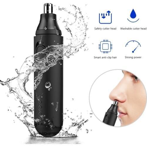 Destone Tricare T2 Nose Hair Trimmer Electronic Nose Ear Hair Trimmer for Men Women Battery-Operated Silient Design For High-end
