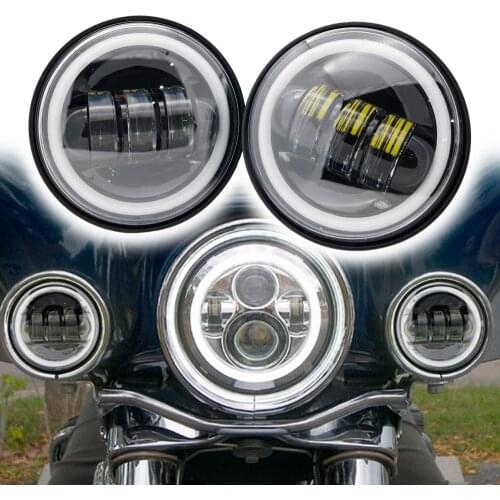 4.5 Inch LED Passing Light Fog Light Auxiliary Driving Lamp Foglights for motorcycle Fog Lamps Assembly Day Light