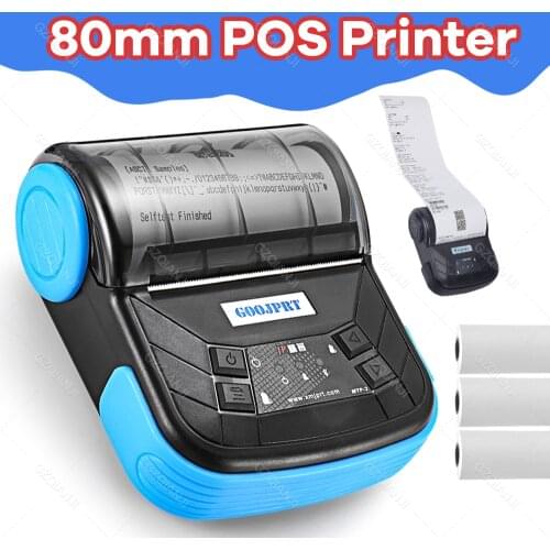 Goojprt MTP-3 Mini POS 80mm Bluetooth Thermal Receipt Printer Bill Printing Machine Maker Printer for Android device