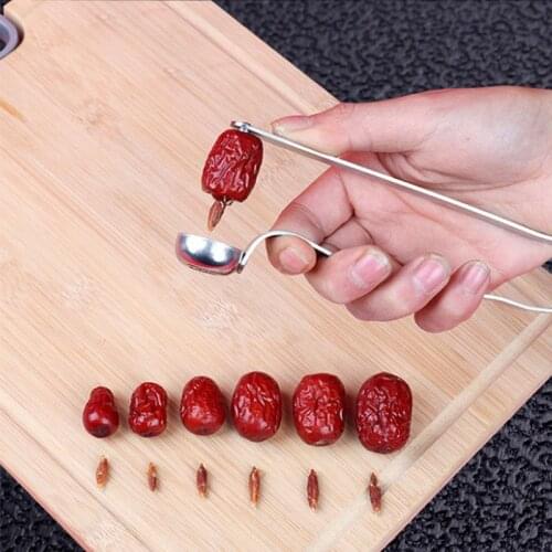 Stainless Steel Fruit Seed Core Remover Slicer Pear Separator Apple Corer Pitter Kitchen Utensil Cherry Tool Gadgets Accsssories