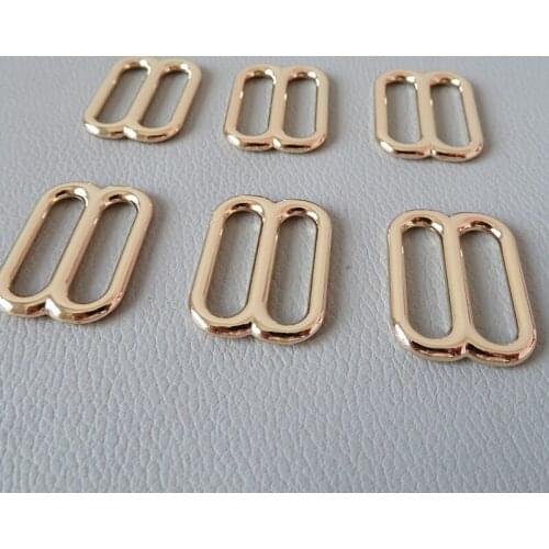 10Pcs Metal Slider Bag Straps Tri Glide Adjustment Buckle Backpack Webbing Dog Collar Hooks Clasp DIY Leather Sewing Accessories