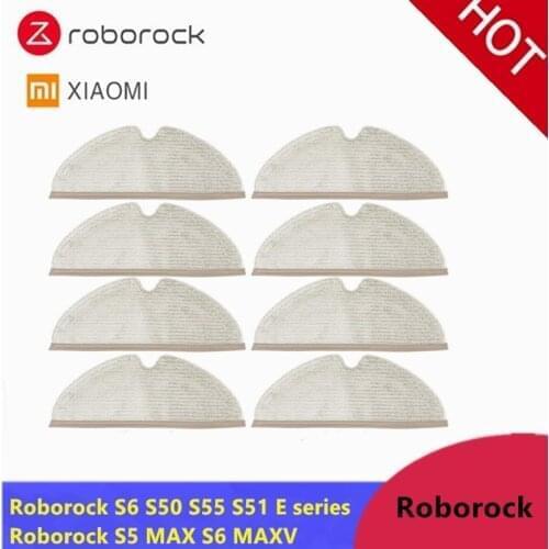 2021New Mops Cloths Rags Accessories For XiaoMi Roborock S5 Max S6 Pure S6 MaxV S5 S51 Xiaowa E25 E35 Vacuum Cleaner Parts
