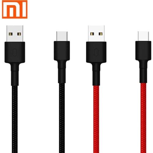 Original xiaomi USB-C data line type-c braided wire version 100cm high-strength fiber braided wire body design durable