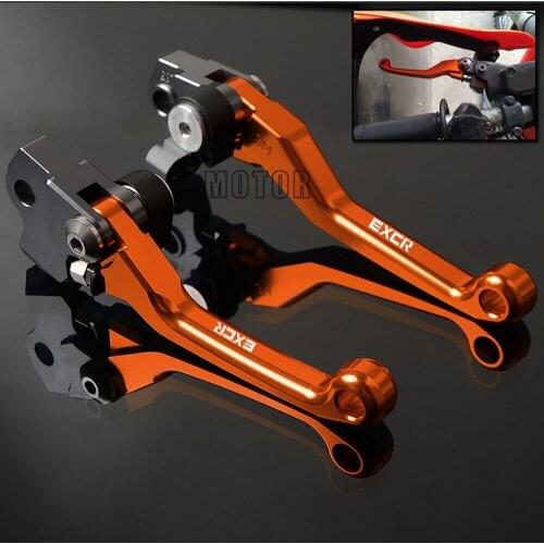 For 250EXC-R 400EXC-R 525EXC-R 530EXC-R Pivot Brake Clutch Levers Motorcycle DirtBike CNC Lever 250 400 525 530 EXCR EXC R