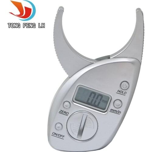 Digital body fat caliper skinfold caliper LCD display Body Fat Caliper Fold Analyzer Measurement Thickness caliper