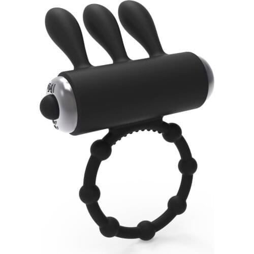 Button Batteries Vibrating Male Ejaculation Penis Ring Delay Lock Clitoris Stimulate Vibrator Sex Toy For Adult 18 Couples Women