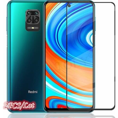 2Pcs Full Glue Cover Glass For Xiaomi Redmi Note 9S 8 T Pro 8T Tempered Glass Screen Protector for Redmi Note 8 Phone Glass Film
