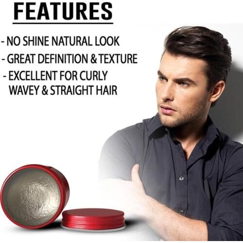 100g Men Styling Molding Paste Cream Hair Gel Makeup Hairstyle Tools Natural Wax Hair TSLM1 Hair Matte Styling Lasting Clay P4F7
