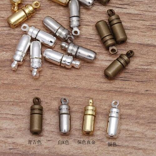 100pcs 4.5x10mm Muslim Hijab Pins Stoppers Brooch Pins Ends Hijab Scarf Safety Pin Backs BPB12