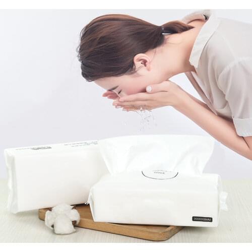 100pcs Disposable Towel Clean Face Towel Cotton Towel Makeup Cleaning Towel Facial Tissue Napkin Cleaning Wipes Wash Face Towel