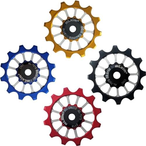 12T Bike Bearing Jockey Wheel Rear Derailleur Pulley Ceramic Bearing Bicycle Derailleur Parts