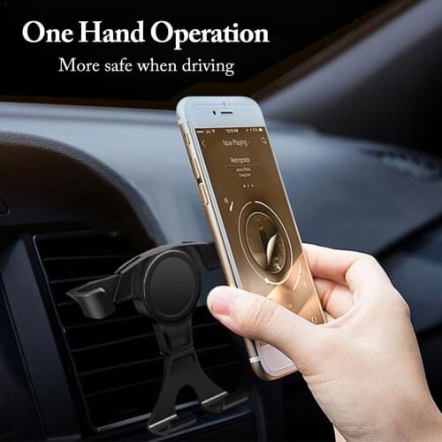 Car Mobile Phone Holder Universal Gravity Car Bracket Gravity Car Air Vent Navi Mount For Smart Phone Accessories