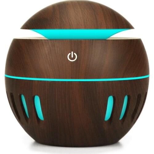 Shipping free 130ml portable wood grain usb humidifier ultrasonic air fresh humidifier