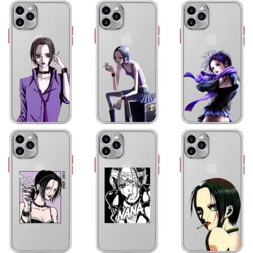 Anime NaNa Osaki Phone Case For iphone 12 11 Pro Max Mini XS 8 7 Plus X SE 2020 XR Matte Transparent Light white Cover