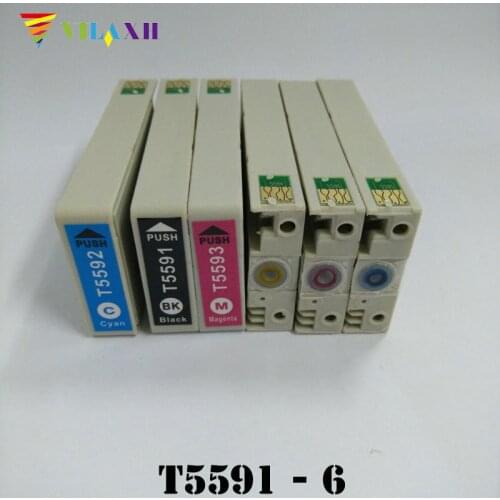 Vilaxh T5591 T5592 T5593 T5594 T5595 T5596 Ink Cartridge for Epson Stylus RX700 printer