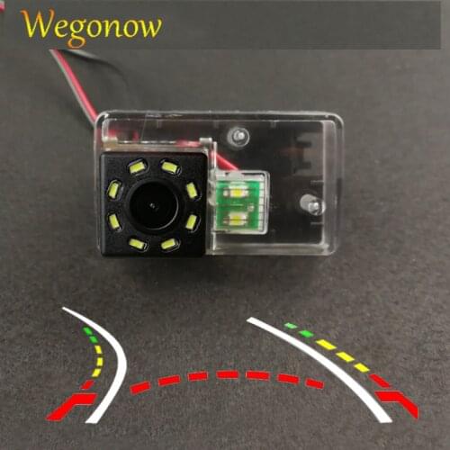 HD Wireless Car CCD Rear Camera Fisheye 8 12 led dynamic Night Vision For Peugeot 206 207 306 307 308 406 407 5008 Partner Tepee