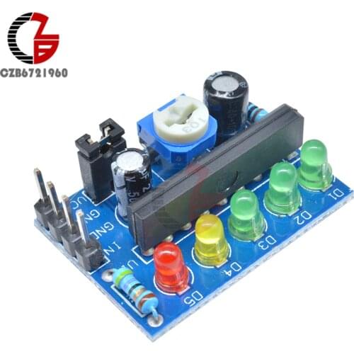 DC 3.5V-16V KA2284 Power Audio Voltage Level Indicator Battery Capacity Indicator Red Green LED for Voltmeter Volume VU Meter