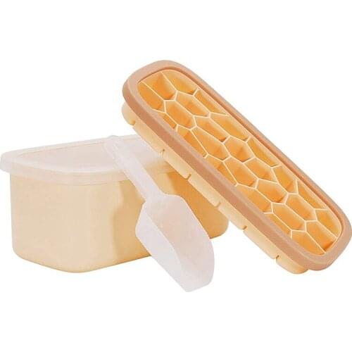 Ice Square Tray, 26-Ice Trays with Box and Lid, Easy-Release