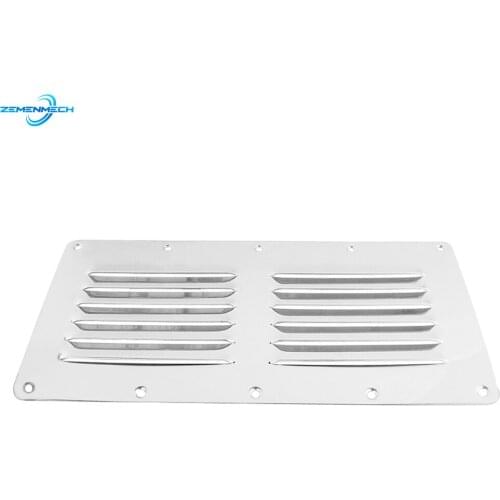 Marine Hardware 304 Stainless Steel Boat Marine Square Air Vent Louver Vent Grille Ventilation Louvered Ventilator Grill Cover