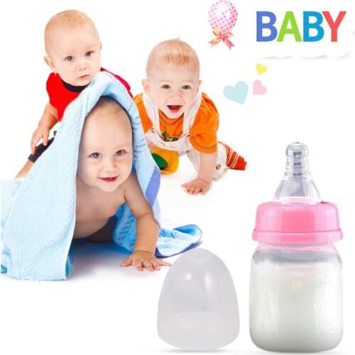 Infant Baby Feeding 0-18 Months Feeder 60ML PP Nursing Juice Milk Mini Hardness Bottle Baby Bottles And Nipples