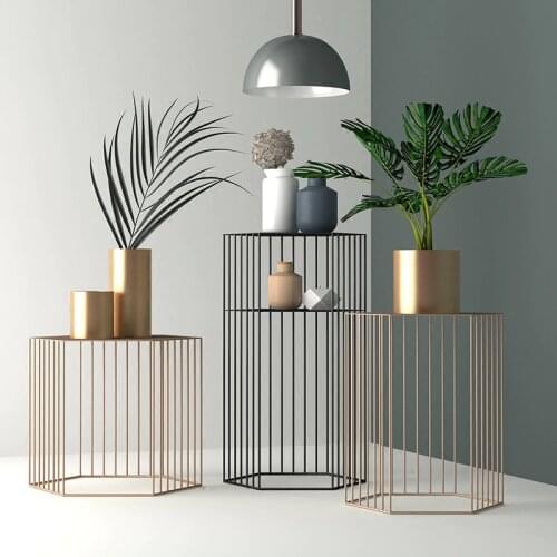 New Fashion Iron Coffee Tables The Creative In The Living Room Simple Modern Sofa Small Tables Desk Rack Storage Rack