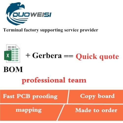 Professional team BOM table supporting SMT patch, fast PCB proofing Copy board mapping Made to order