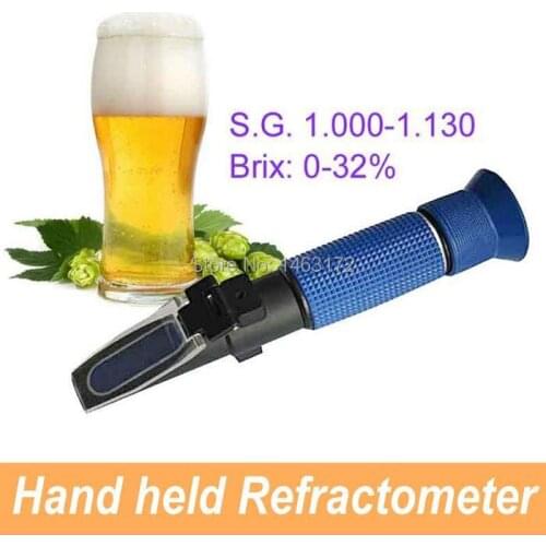 SINOTECH Handheld 0-32% Brix wort, beer juice refractometer, sugar meter