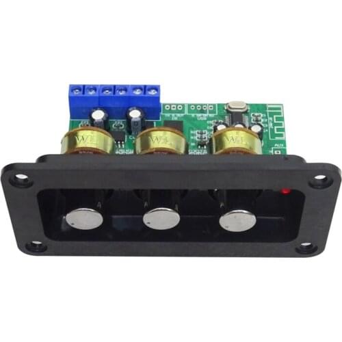 Hot Bluetooth Amplifier Power Audio Board 20Wx2 Stereo Amp Sound Amplifiers AUX U Disk Decoder Treble Bass Adjustment