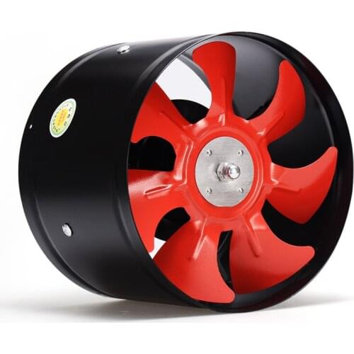 6/7/8 Inch Exhaust Fan Duct Fan Kitchen Extractor Ventilation Industrielle Vent Fan Strong Fume Bathroom Bildge Blower Wall Fan