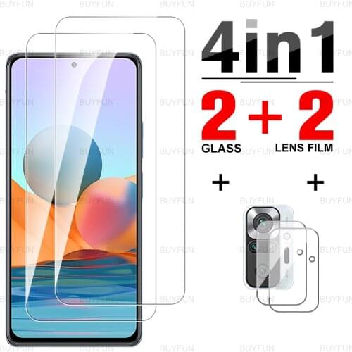 Screen Protector For Xiaomi Redmi Note 10 Pro full cover HD tempered glass for redmi redmy note 10 pro max 10s 5G camera film