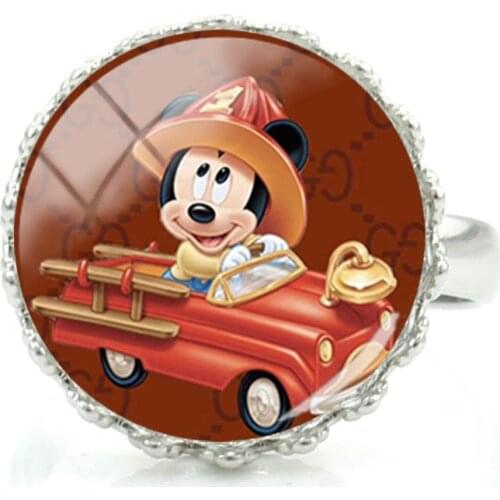 Disney Mickey Minnie Grand Collection Ring Art Ring Crown Trend Taste Design Jewelry Fashion Design Jewelry Lady Ring