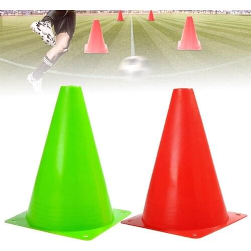 10Pcs Professional Plastic Soccer Football Basketball Training Anti-wind Sign Cone Barrier