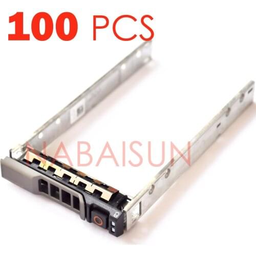 100pcs NEW G176J KG7NR G281D hot-swap SAS/SATA Drive Server Tray2.5" with 4 screws ForR510 R520 R610 R620 R710 R720