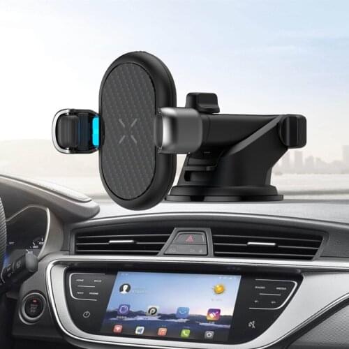 15W Wireless Charger Car Mount for Air Vent Mount Car Phone Holder Intelligent Infrared Fast Wireless Charging Charger