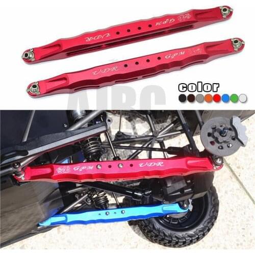 2PCS Metal Rear Lower Suspension Arm Car Parts Accessories Link Lever OP Swing Arm Pull Rod For 1/7 Traxxas UDR RC Car