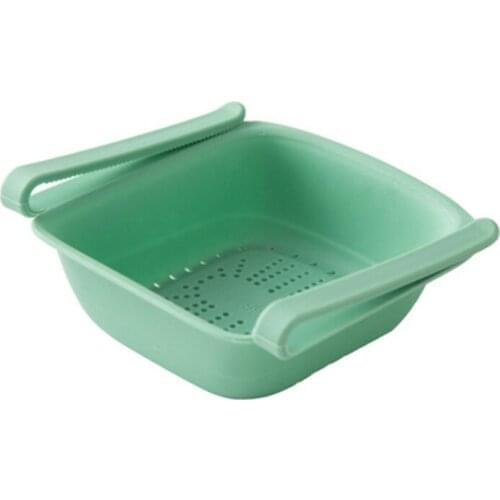 5Pcs Pull-Out Food Storage Basket Drainage Refrigerator Organizer Drawer Basket Fresh Spacer Layer Storage Rack