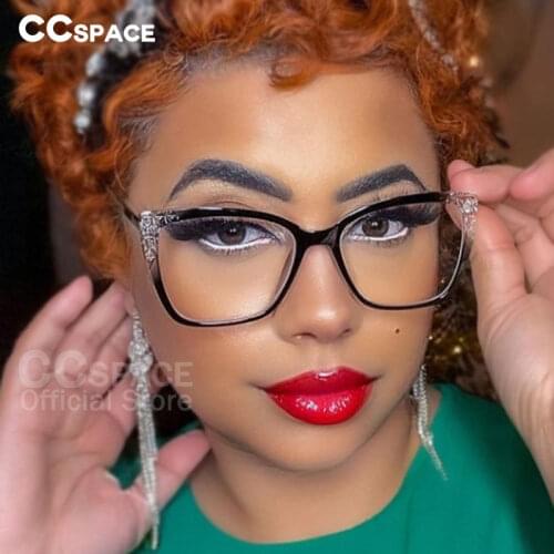 53715 TR90 Cat Eye Anti Blue Light Optical Glasses Frames Women Fashion Computer Eyeglasses