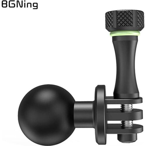 BGNing 1" inch Ball Head Mount Adapter w/ Screw Nut Cycling Bike Bracket MTB Bicycle Holder for GoPro YI EKEN Sports Action Cam