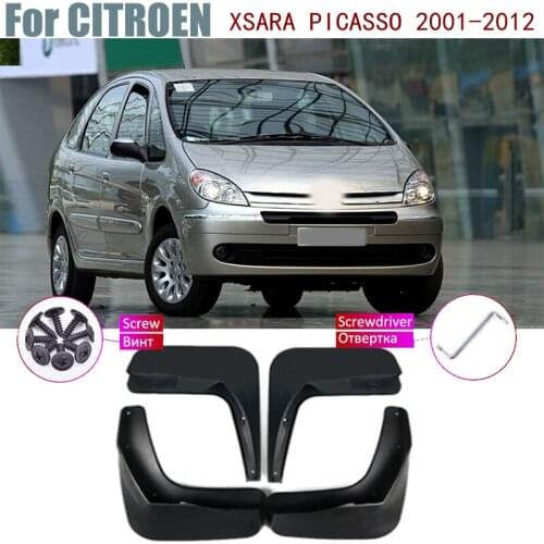 Over Fender Mud Flaps Guard Splash Mudguard Accessories Car Mudflap Fender For CITROEN XSARA PICASSO N68 2012-2001 2008