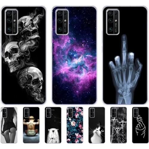 For HONOR 30 Case BMH-AN10 Etui Soft Silicon TPU Back On Huawei Honor 30 Pro + Phone Cover Honor30 Pro Plus EBG-AN10 Bumper